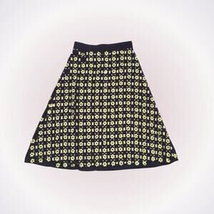 River Island Beaded Flower Midi Skirt | Sz 4
